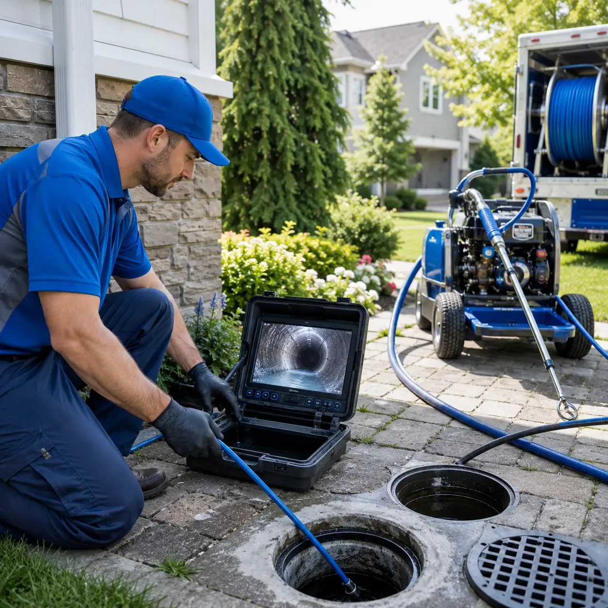 Outdoor drain cleaning professionals serving Hudgins, VA